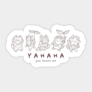 You Found Me Sticker